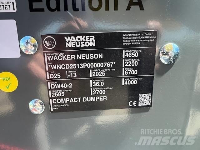 Wacker Neuson DW 40 Tombereau articulé