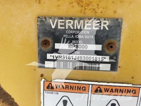 Vermeer BP8000 Autres matériels de fenaison