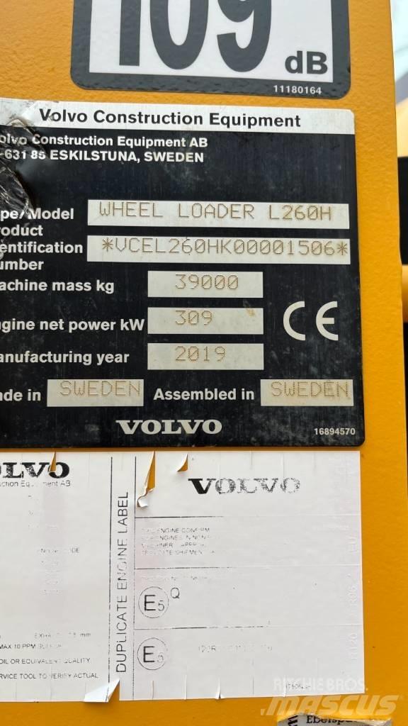 Volvo L260H Chargeuse sur pneus