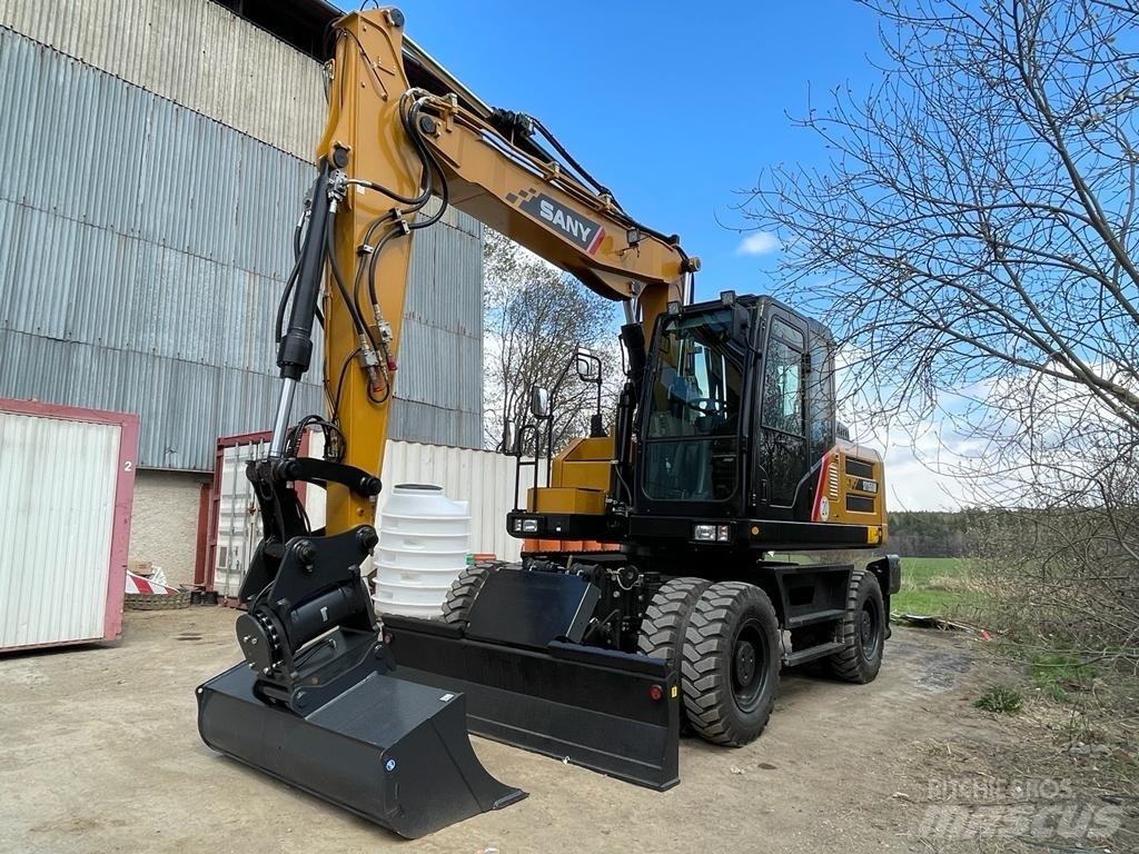 Sany SY155W Pelle sur pneus