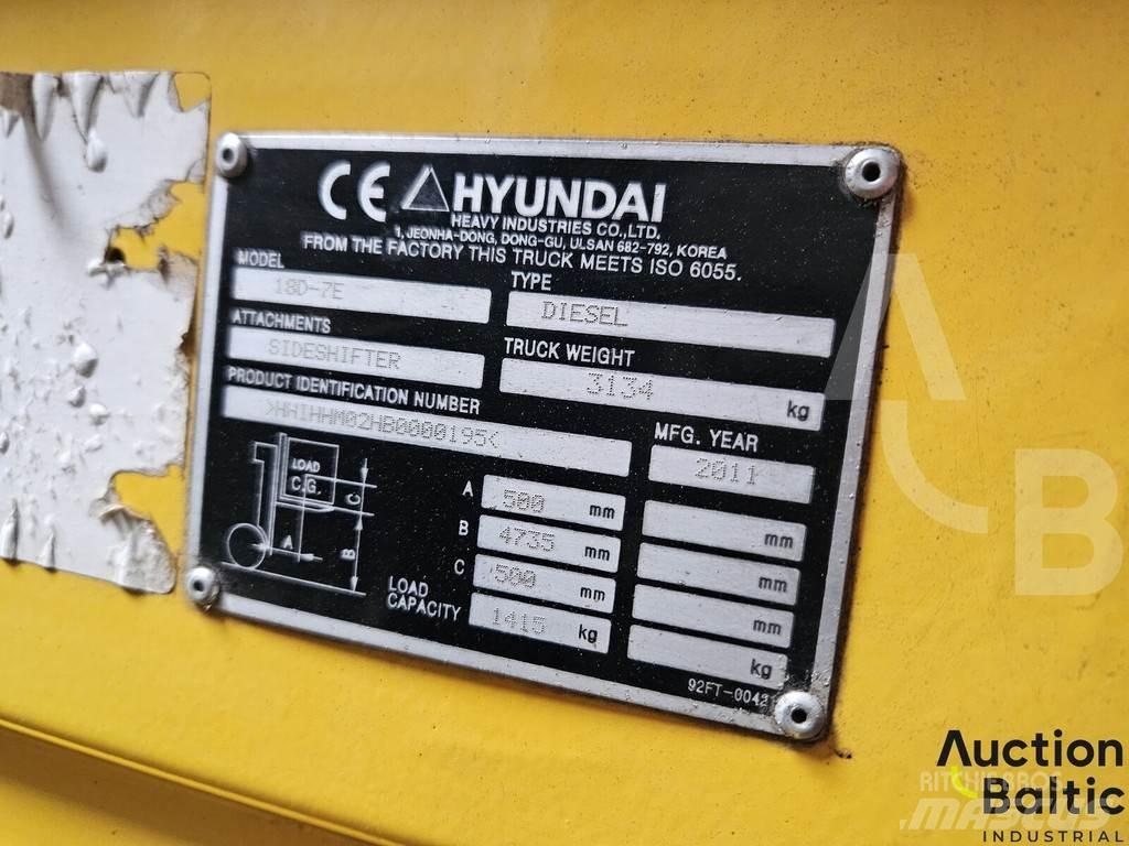 Hyundai 18D-7E Chariots diesel