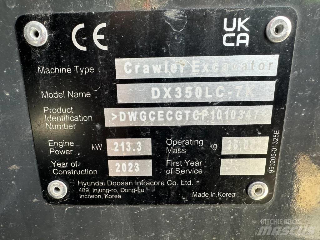 Doosan DX 350 NLC-7 Pelle sur chenilles