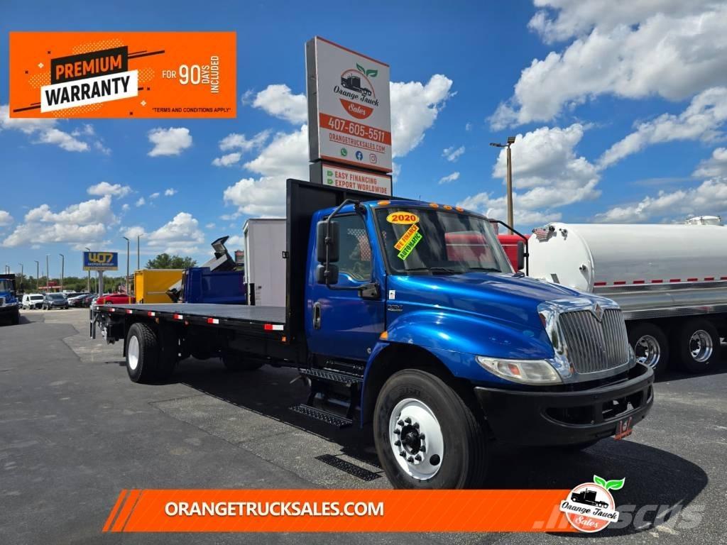 International MV607 Camion plateau