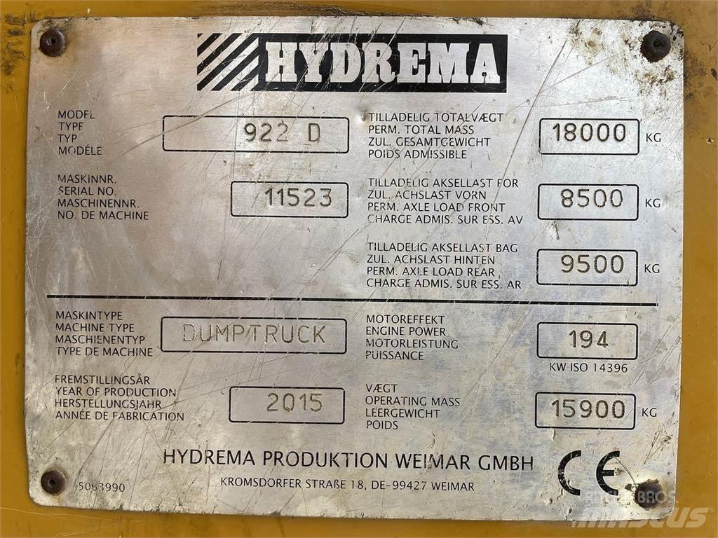 Hydrema 922D Mini tombereau