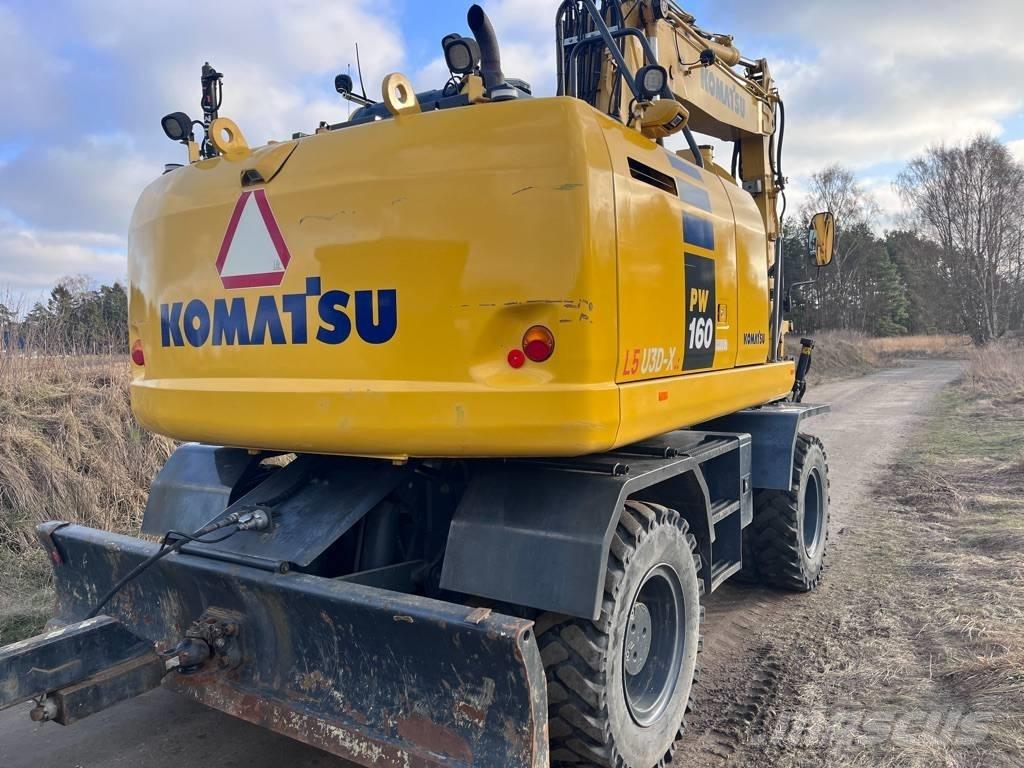 Komatsu PW 160 Pelle sur pneus