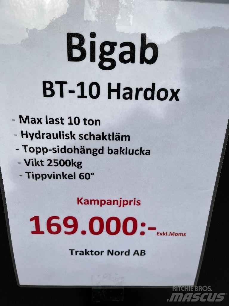 Bigab BT 10 HARDOX Remorques à benne basculante