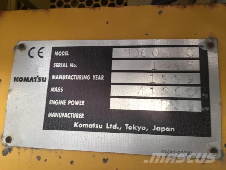 Komatsu HD 605-5 Tombereau rigide