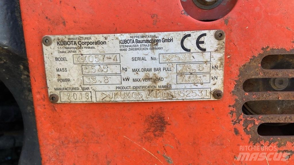 Kubota KX 057-4 Mini pelle < 7t