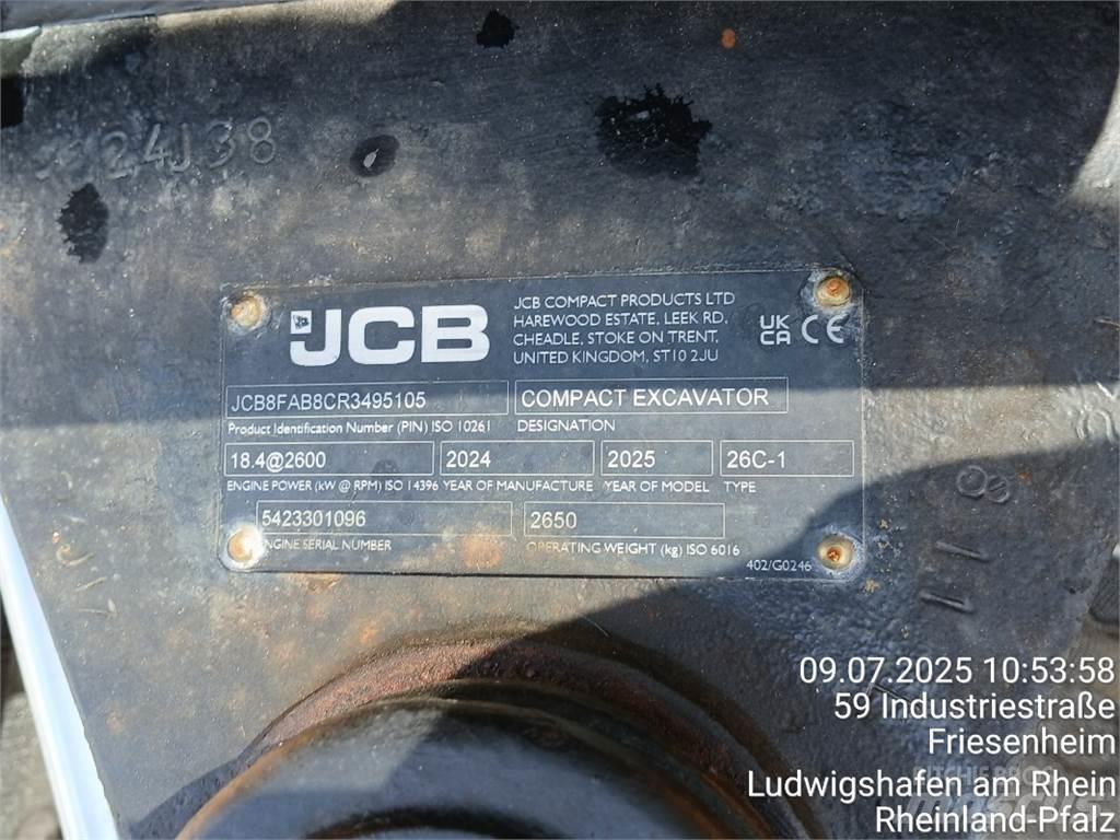 JCB 26C-1 Mini pelle < 7t