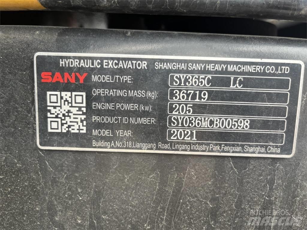 Sany SY365C Pelle sur chenilles