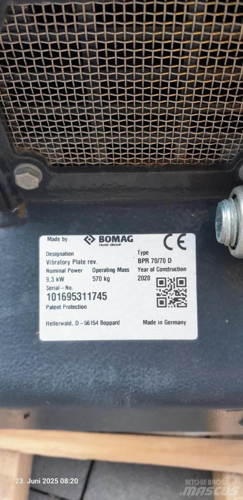 Bomag BPR 70/70 DE Plaque vibrante