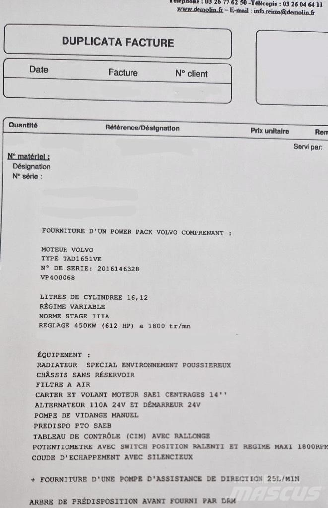 Volvo moteur Moteur