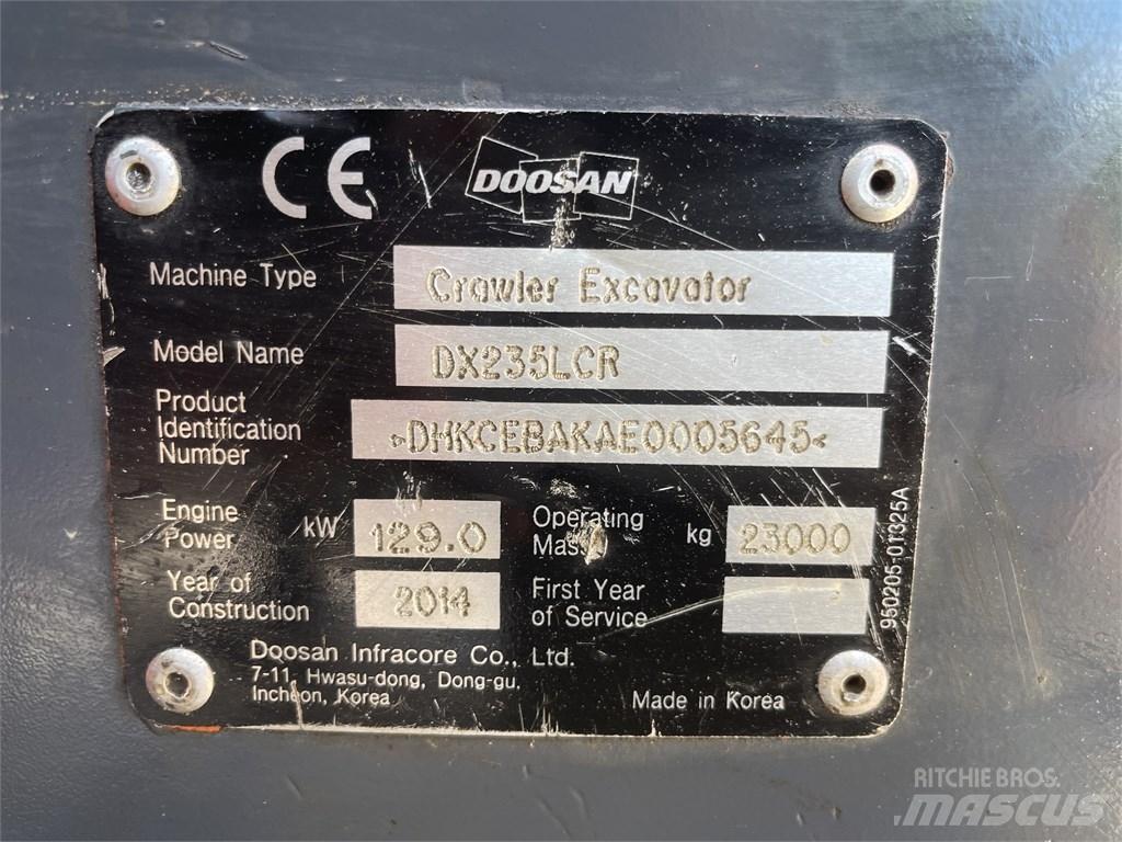 Doosan DX 235 LCR Pelle sur chenilles