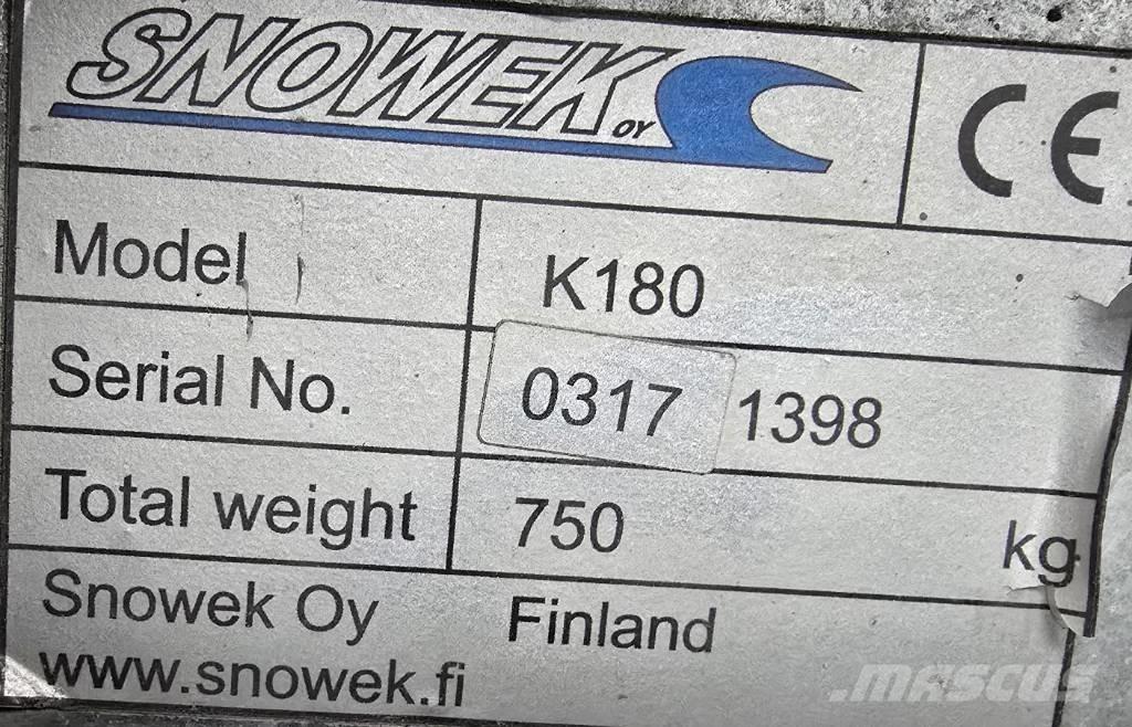 Snowek K180 Autres équipements pour route et neige