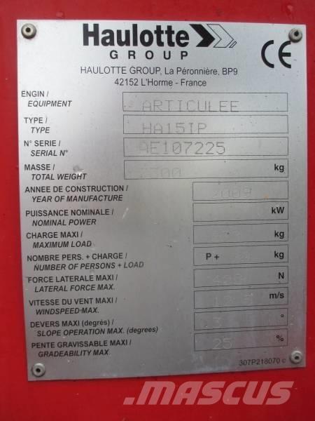 Haulotte HA 15 IP Nacelles articulées