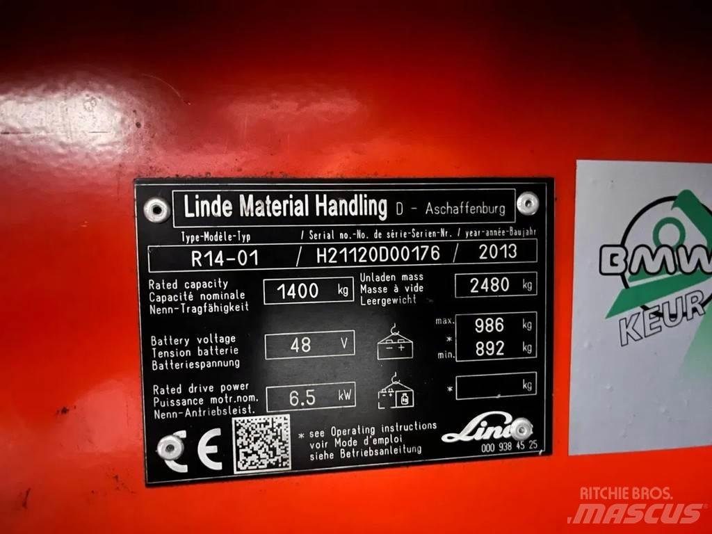 Linde R14-01 Chariot à mât rétractable