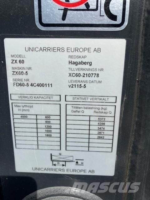 UniCarriers DX60-5 Chariots diesel