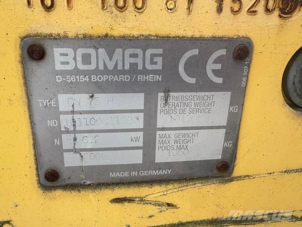 Bomag BW75H Autres rouleaux