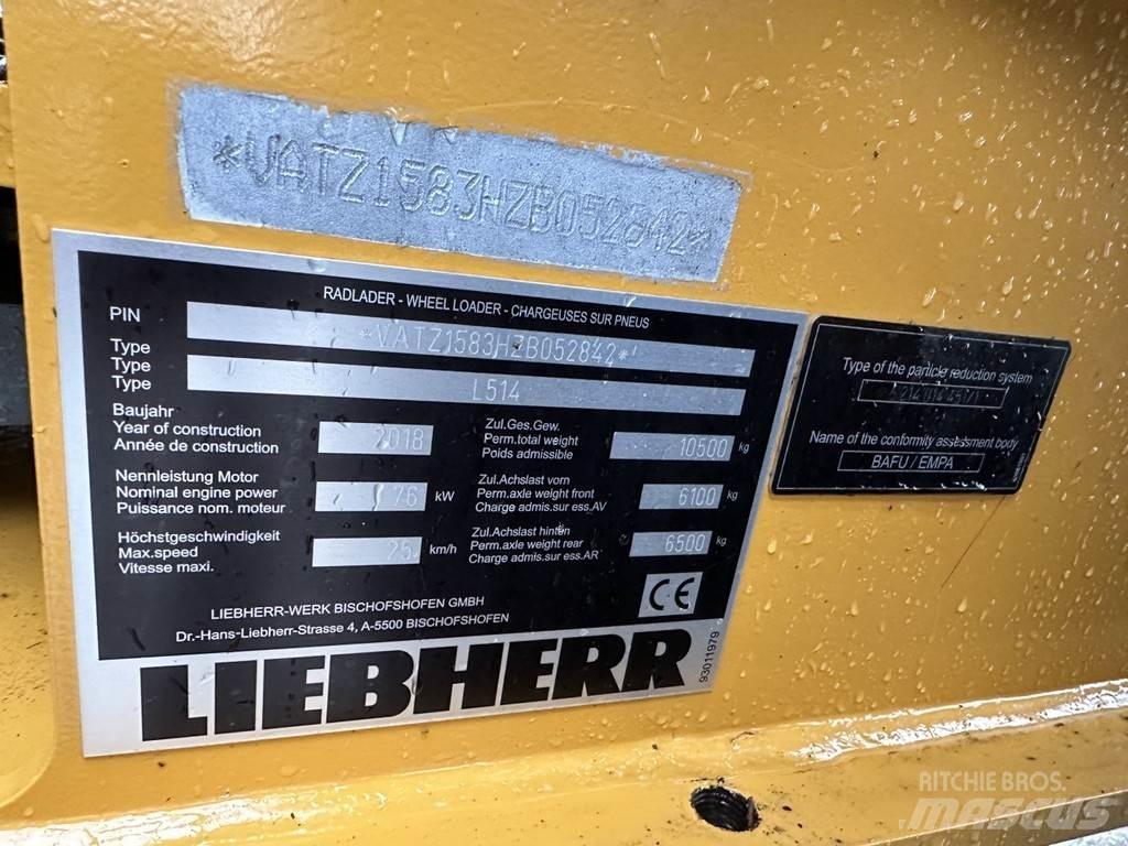 Liebherr L514 Chargeuse sur pneus