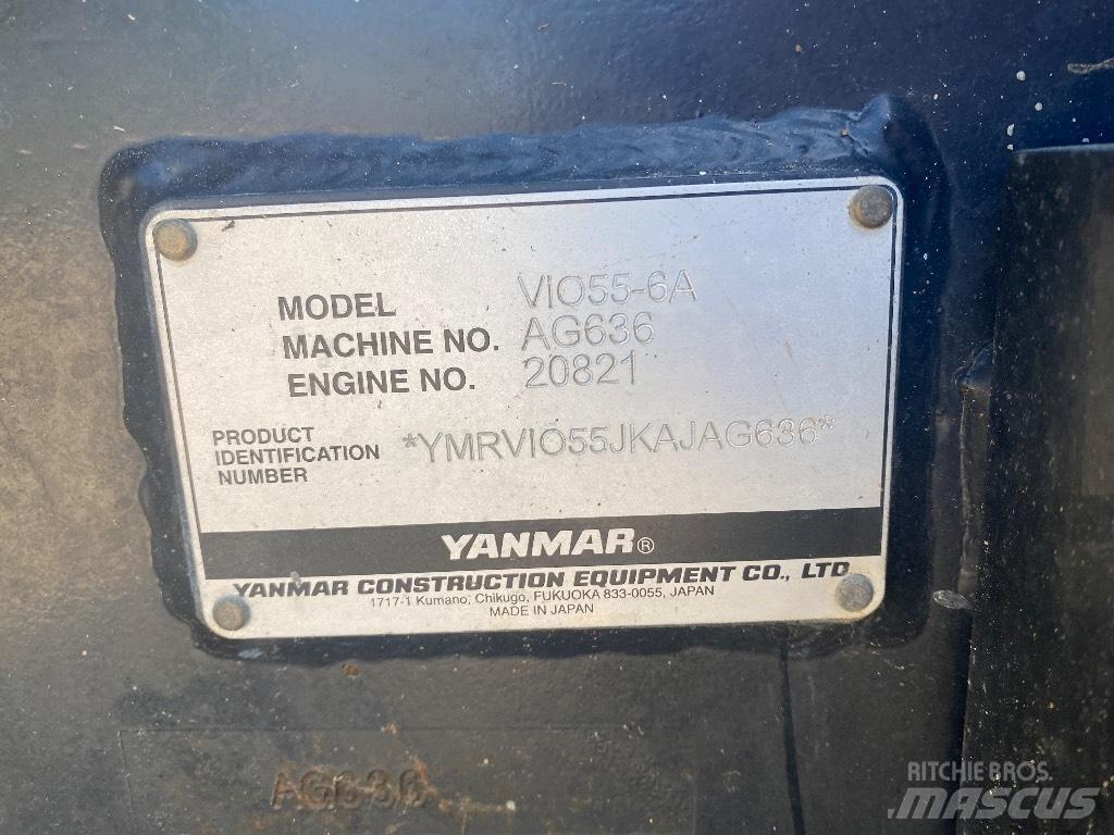 Yanmar Vio 55-6 A Mini pelle < 7t