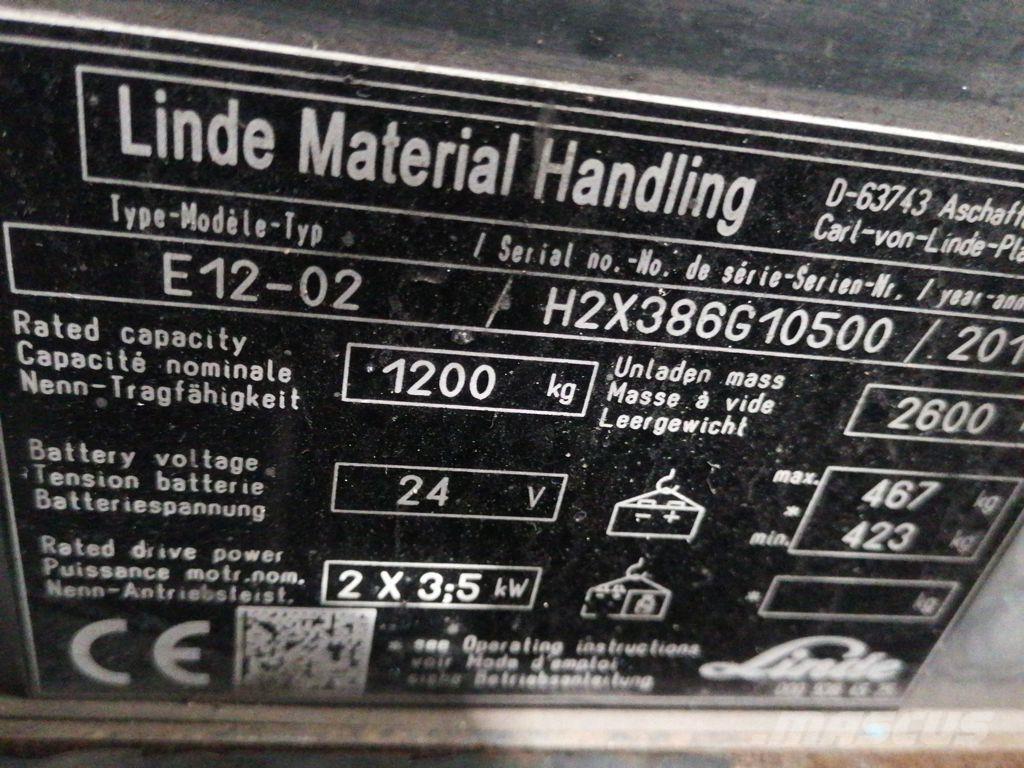 Linde E12-02 Chariots élévateurs électriques