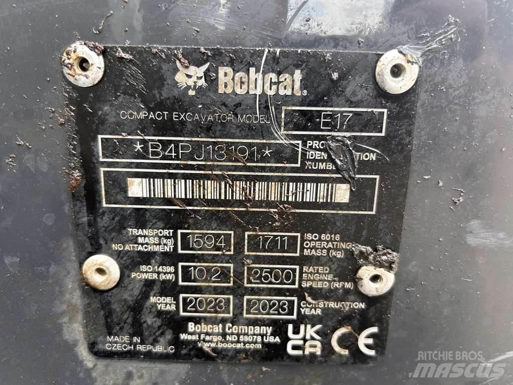 Bobcat E17 Mini pelle < 7t