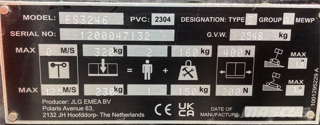 JLG ES3246 Nacelle ciseaux