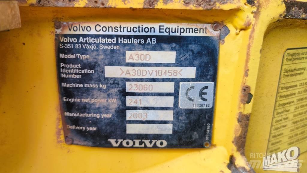 Volvo A 30 D Tombereau articulé