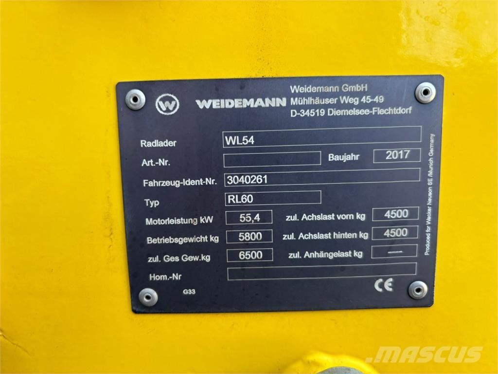 Wacker WL 54 Chargeuse sur pneus