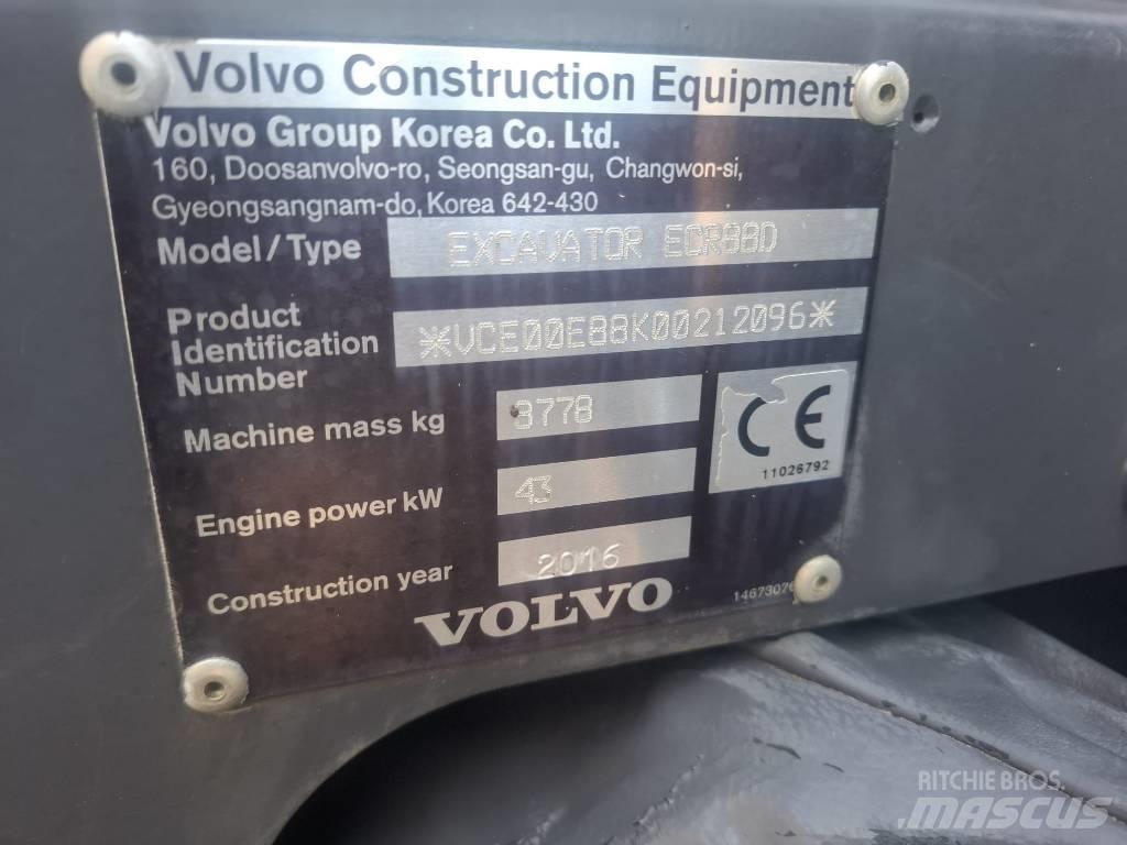 Volvo ECR 88 D Mini pelle 7t-12t