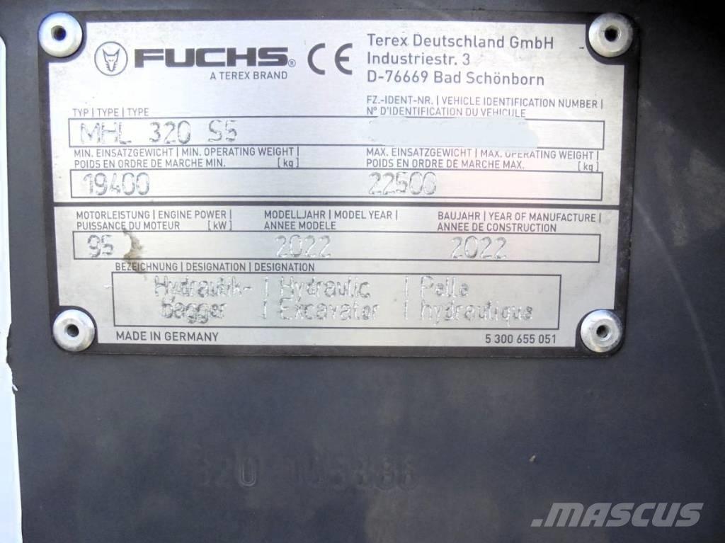 Fuchs MHL 320 Pelle à déchets