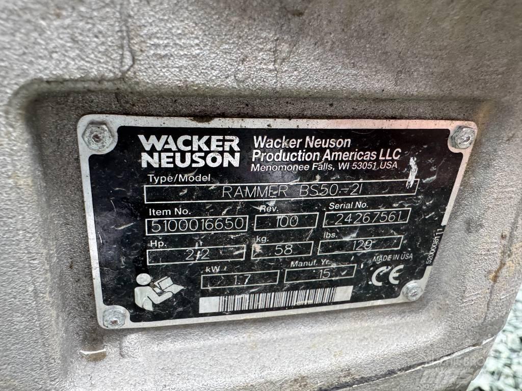 Wacker Neuson BS50-2 Compacteurs