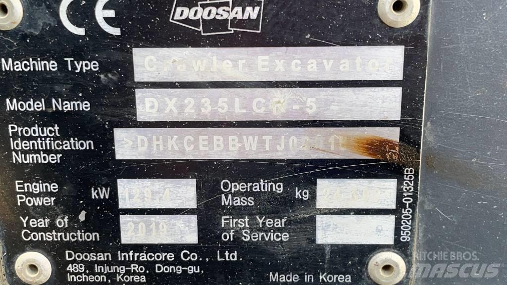 Doosan DX 235 LCR-5 Pelle sur chenilles