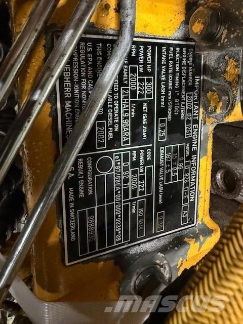 Liebherr D 926 TI-E Moteur