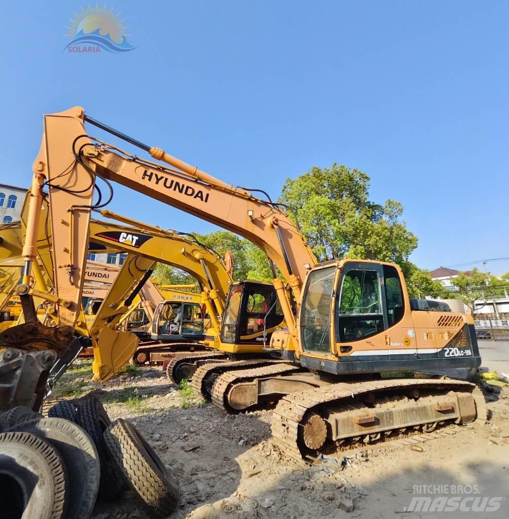 Hyundai R220LC-9S Pelle sur chenilles