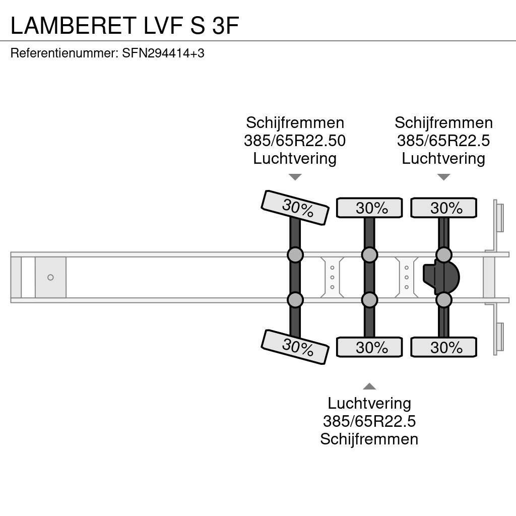 Lamberet LVF S 3F Semi remorque frigorifique