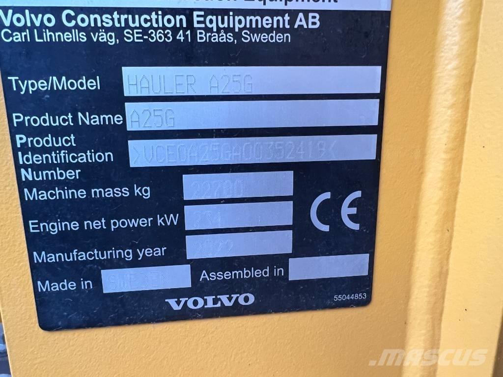 Volvo A25G Tombereau articulé