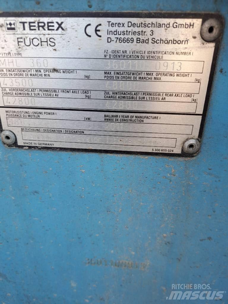 Fuchs MHL360D Pelle à déchets
