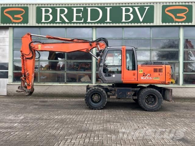 Hitachi ZX 160 W Pelle sur pneus