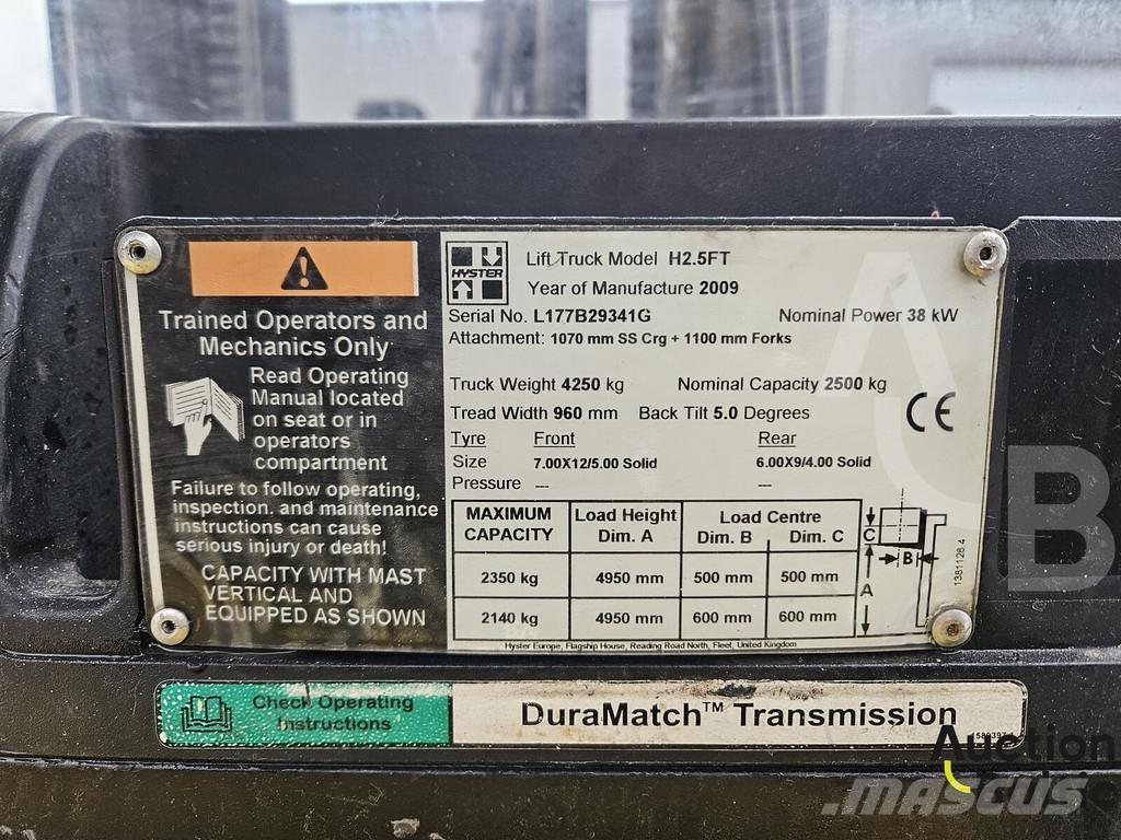 Hyster H2.5 FT Chariots GPL
