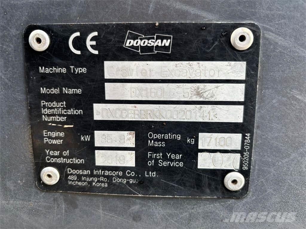 Doosan DX160HLC-5 Pelle sur chenilles