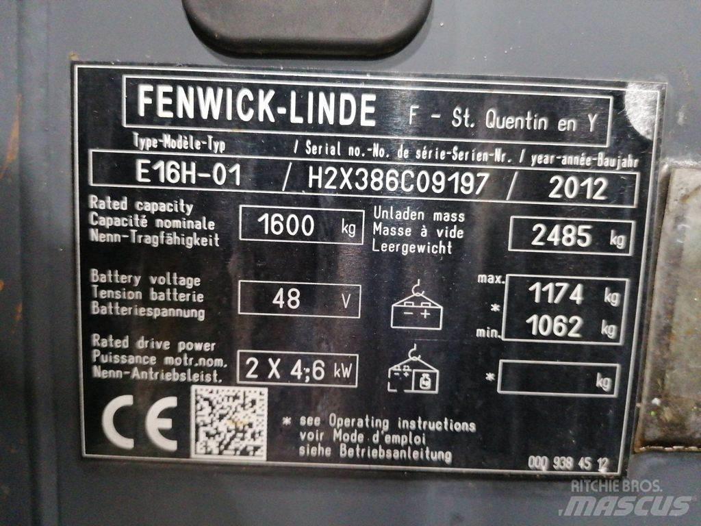 Linde E16H-01 Chariots élévateurs électriques