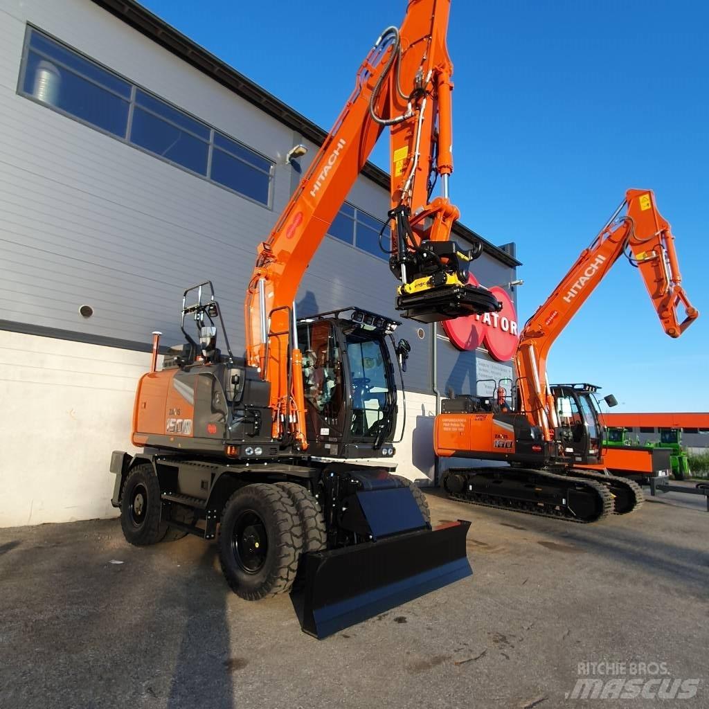 Hitachi ZX150W-7 Pelle sur pneus