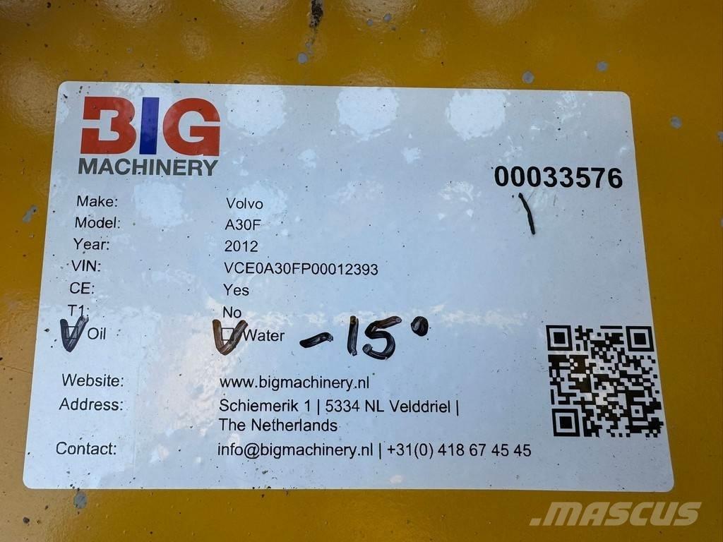 Volvo A30F Tombereau articulé