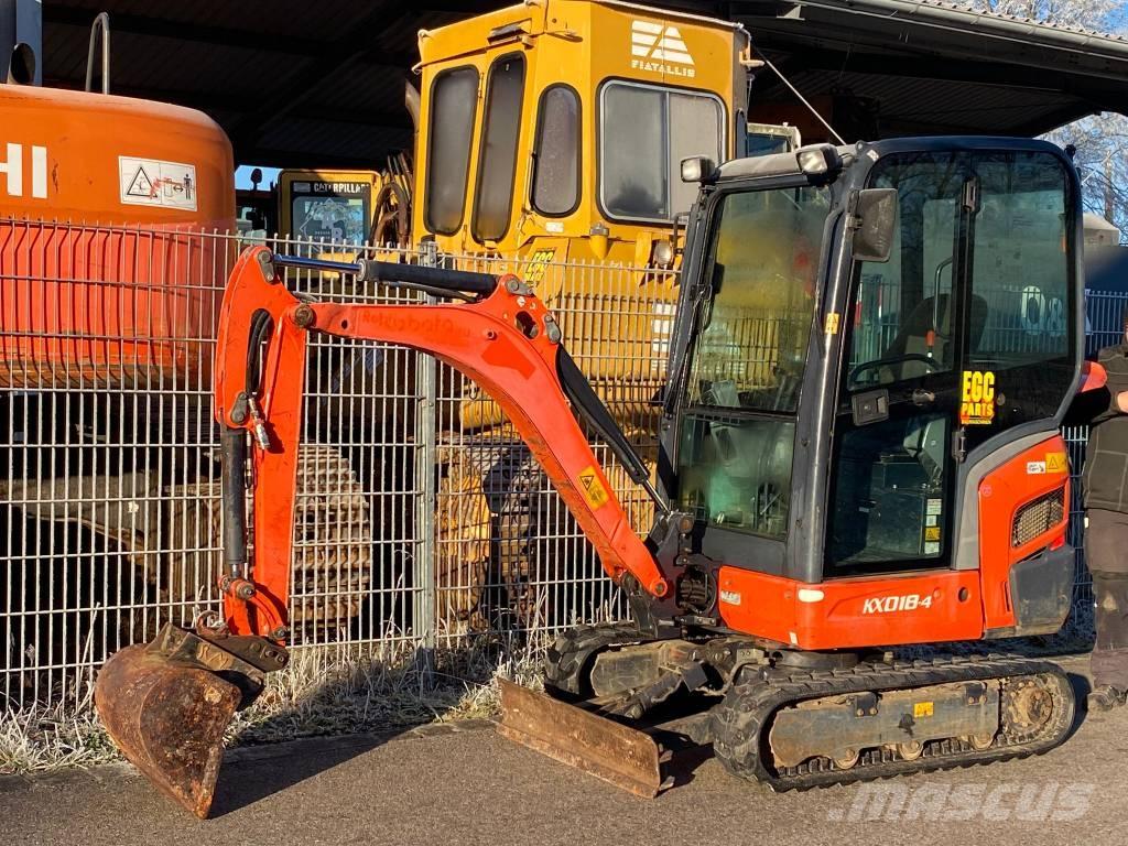 Kubota KX 018-4 Mini pelle < 7t