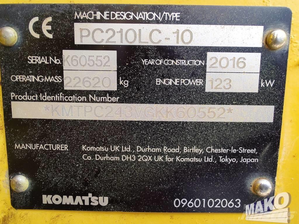 Komatsu PC 210 Pelle sur chenilles