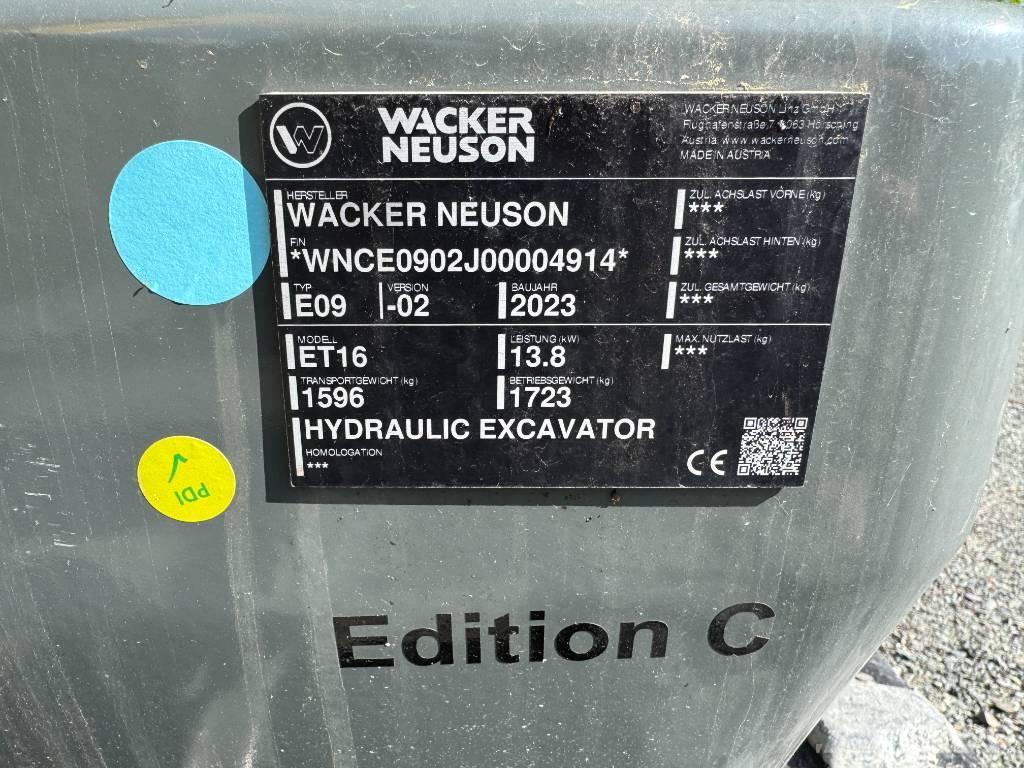 Wacker Neuson ET16 Pelle sur chenilles
