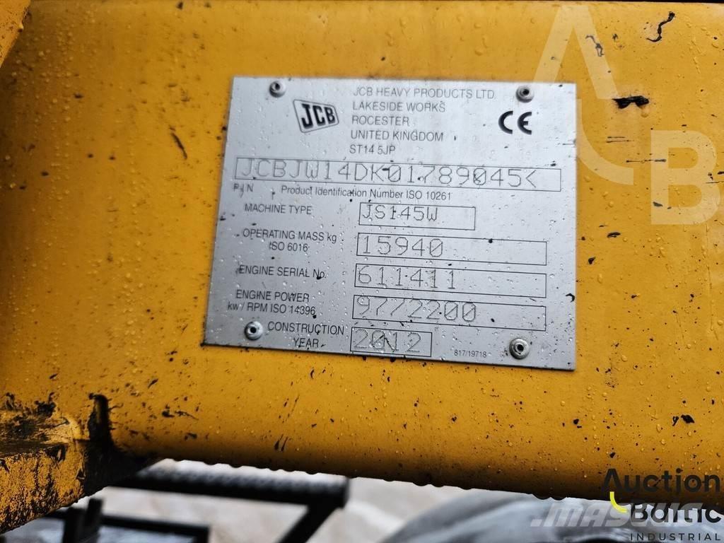 JCB JS 145 W Pelle sur pneus