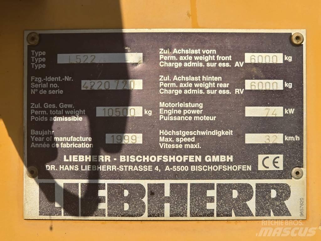 Liebherr L522 Chargeuse sur pneus