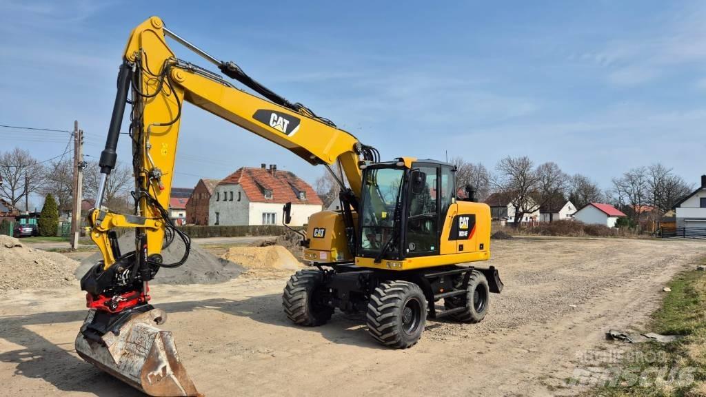 CAT M 314 F Pelle sur pneus